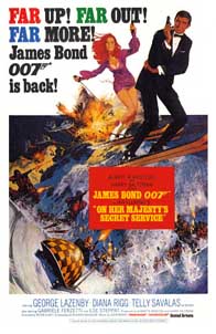James Bond (1969) On her majesty's secret service